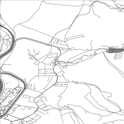 ROAD MAP OF MORAVANY NAD VÁHOM, SLOVAKIA BY MAPBAKES