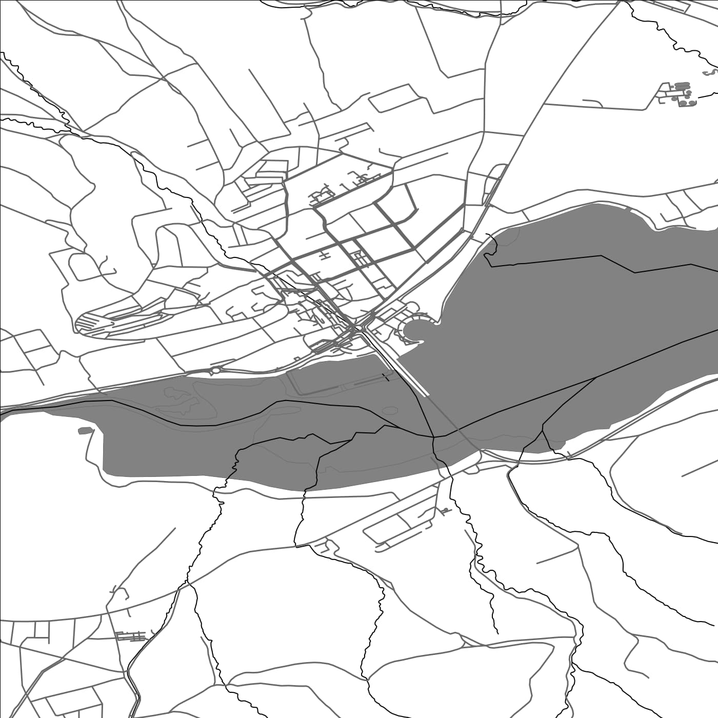 ROAD MAP OF NÁMESTOVO, SLOVAKIA BY MAPBAKES