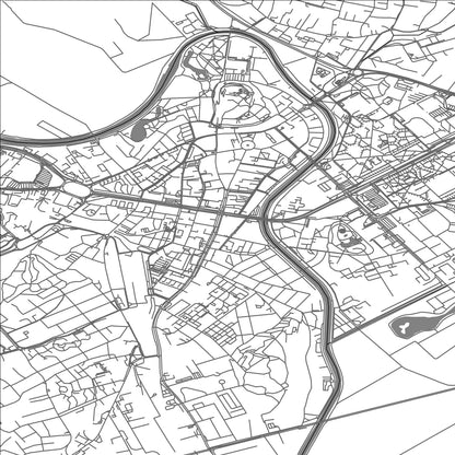 ROAD MAP OF NITRA, SLOVAKIA BY MAPBAKES