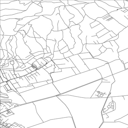 ROAD MAP OF NITRIANSKE HRNČIAROVCE, SLOVAKIA BY MAPBAKES