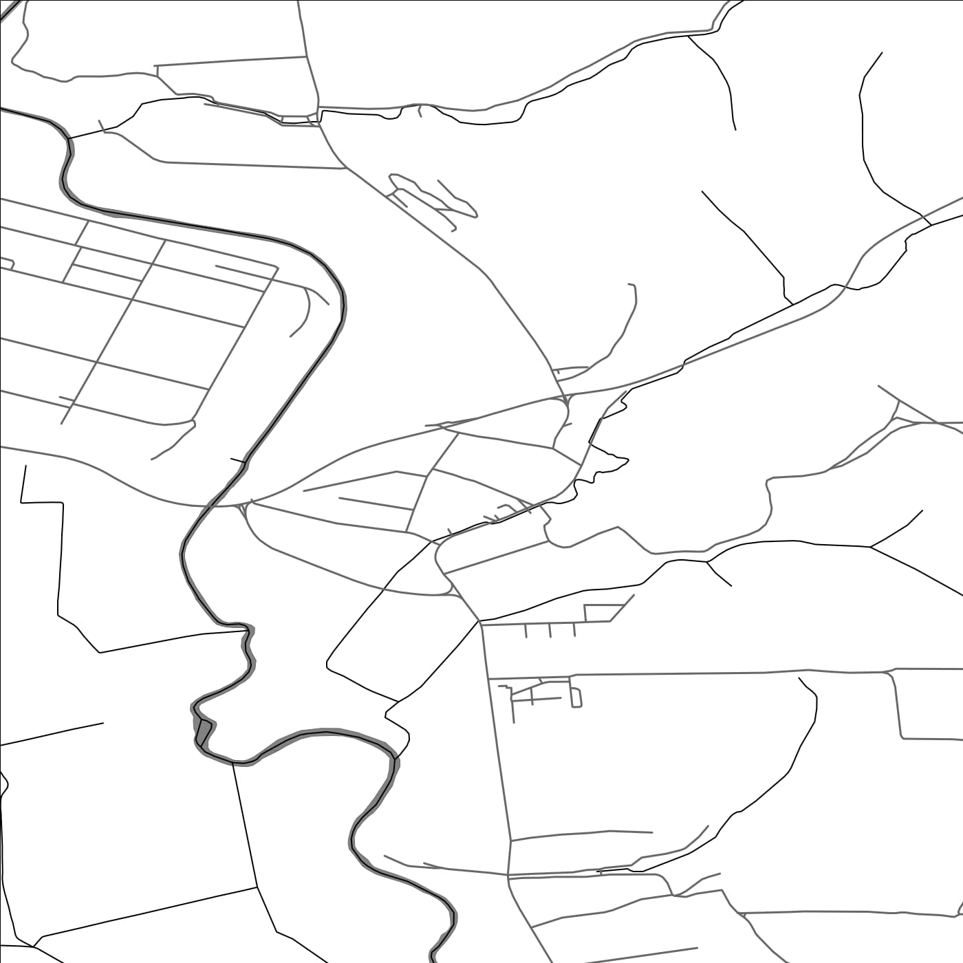 ROAD MAP OF NIŽNÝ HRABOVEC, SLOVAKIA BY MAPBAKES