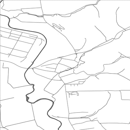 ROAD MAP OF NIŽNÝ HRABOVEC, SLOVAKIA BY MAPBAKES