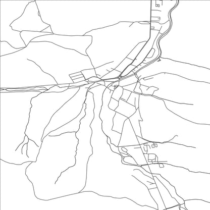 ROAD MAP OF NOVÁ ĽUBOVŇA, SLOVAKIA BY MAPBAKES