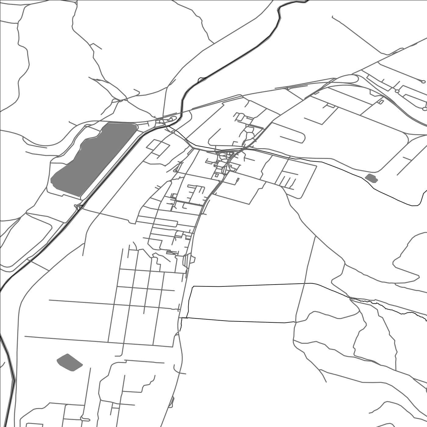 ROAD MAP OF NOVÁKY, SLOVAKIA BY MAPBAKES