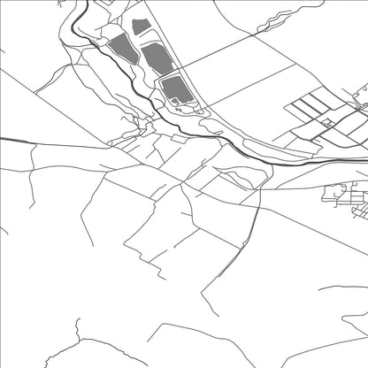 ROAD MAP OF OSTROVANY, SLOVAKIA BY MAPBAKES