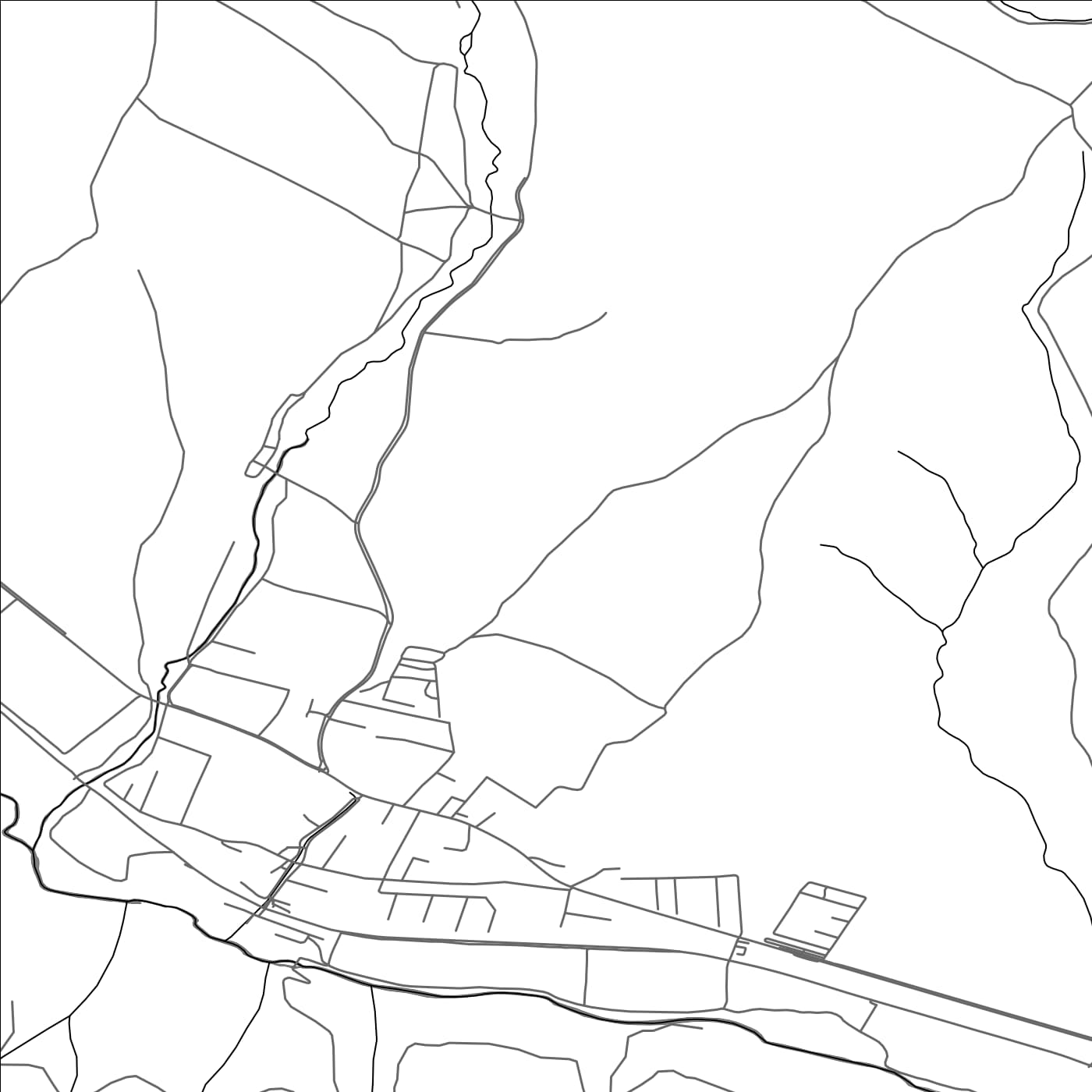 ROAD MAP OF PEČOVSKÁ NOVÁ VES, SLOVAKIA BY MAPBAKES