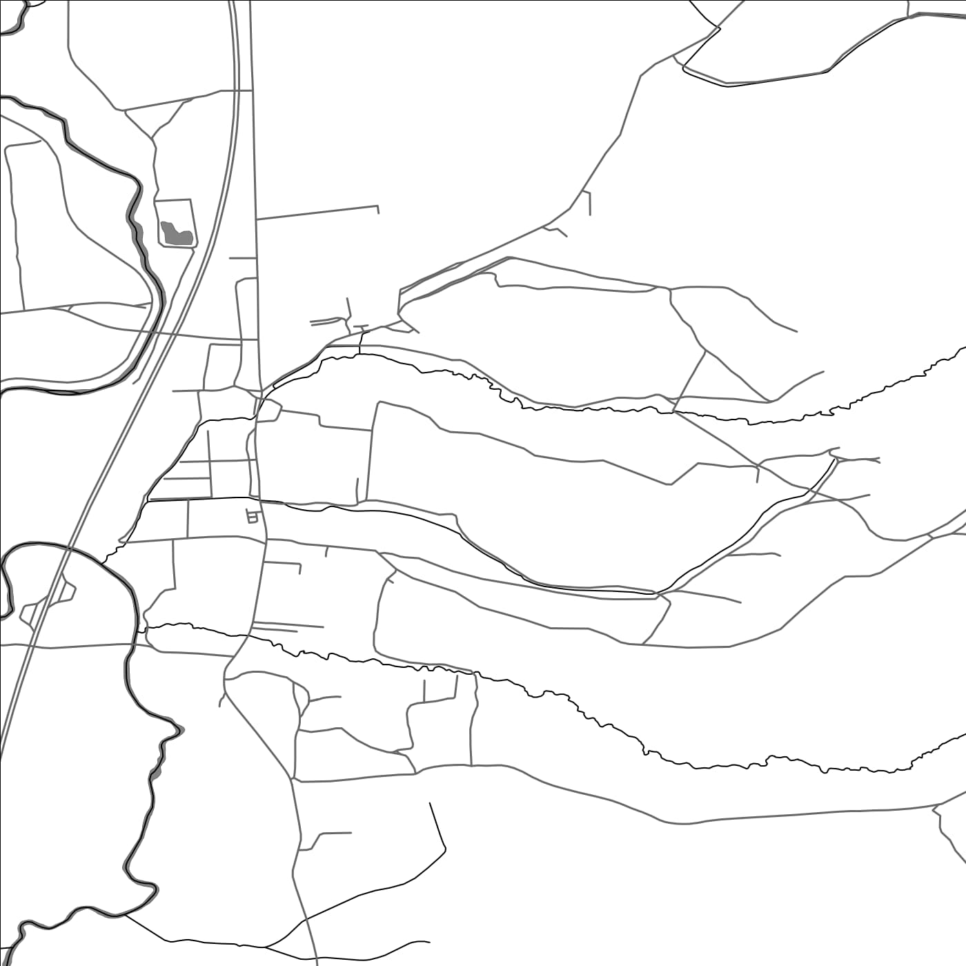 ROAD MAP OF PETROVANY, SLOVAKIA BY MAPBAKES