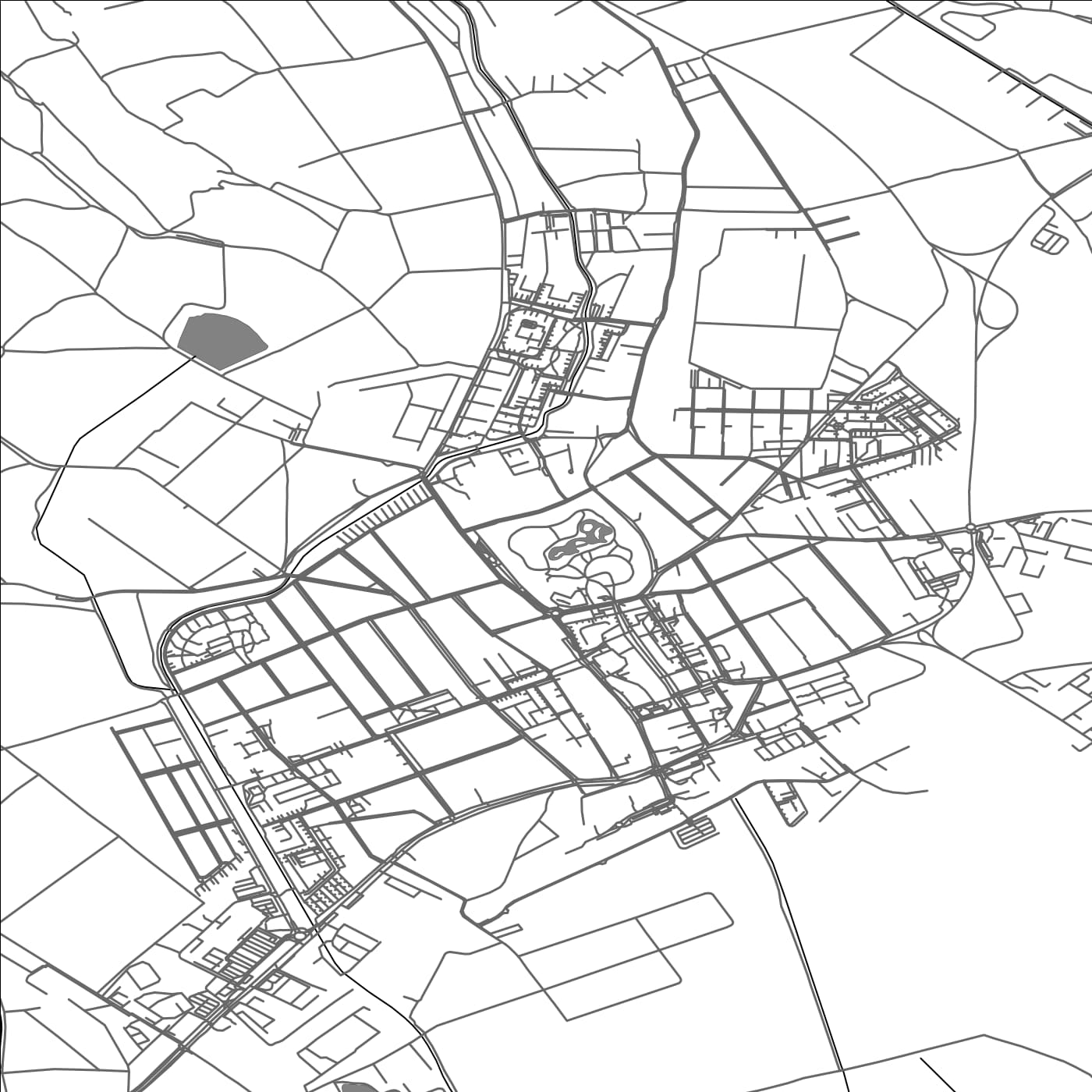 ROAD MAP OF PEZINOK, SLOVAKIA BY MAPBAKES