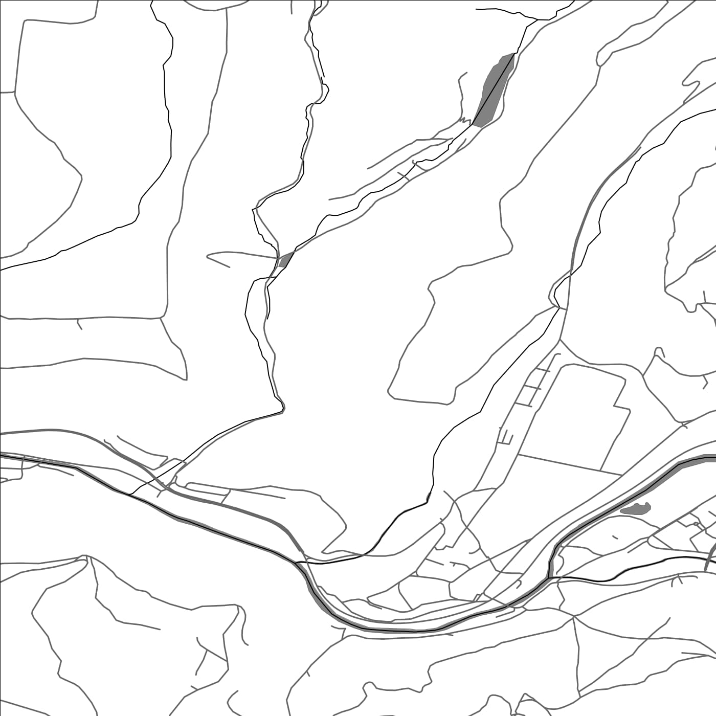 ROAD MAP OF PODBREZOVÁ, SLOVAKIA BY MAPBAKES