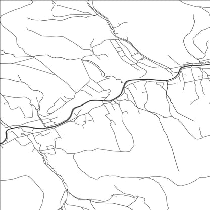 ROAD MAP OF PODVYSOKÁ, SLOVAKIA BY MAPBAKES