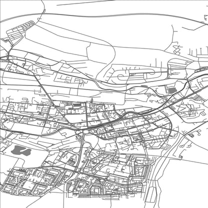 ROAD MAP OF POPRAD, SLOVAKIA BY MAPBAKES