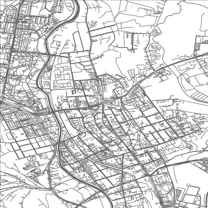 ROAD MAP OF PREŠOV, SLOVAKIA BY MAPBAKES