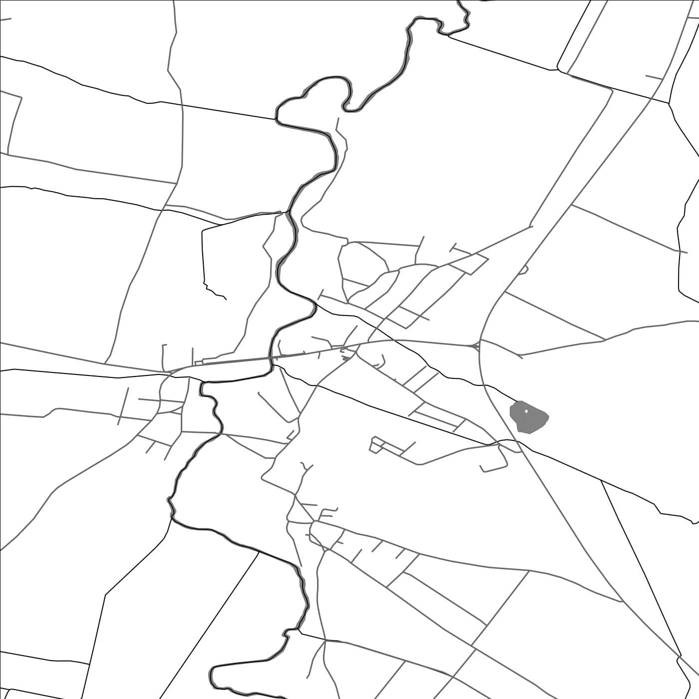 ROAD MAP OF PRÍBOVCE, SLOVAKIA BY MAPBAKES