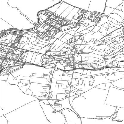 ROAD MAP OF PRIEVIDZA, SLOVAKIA BY MAPBAKES