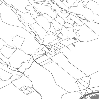 ROAD MAP OF PRUSKÉ, SLOVAKIA BY MAPBAKES