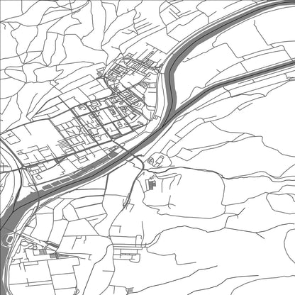 ROAD MAP OF PÚCHOV, SLOVAKIA BY MAPBAKES