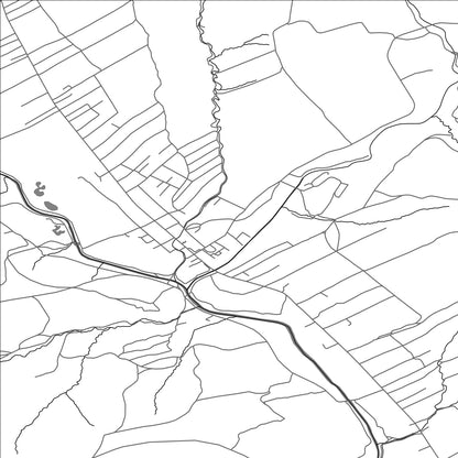 ROAD MAP OF RABČA, SLOVAKIA BY MAPBAKES