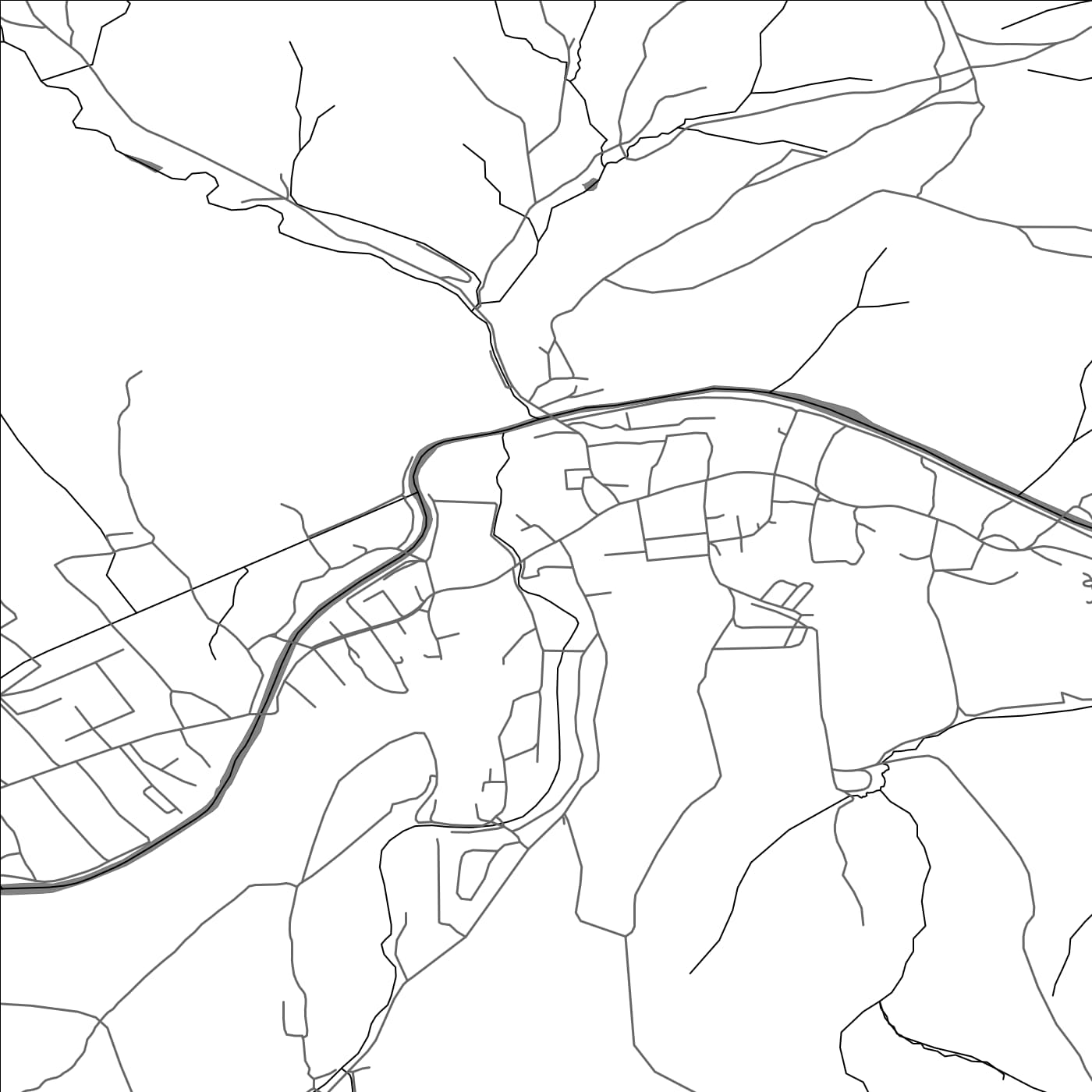 ROAD MAP OF RAKOVÁ, SLOVAKIA BY MAPBAKES