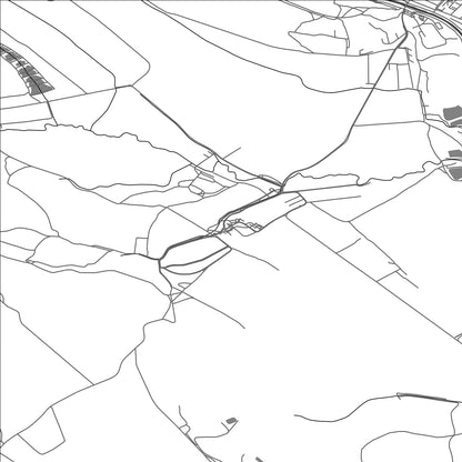 ROAD MAP OF RAŽŇANY, SLOVAKIA BY MAPBAKES