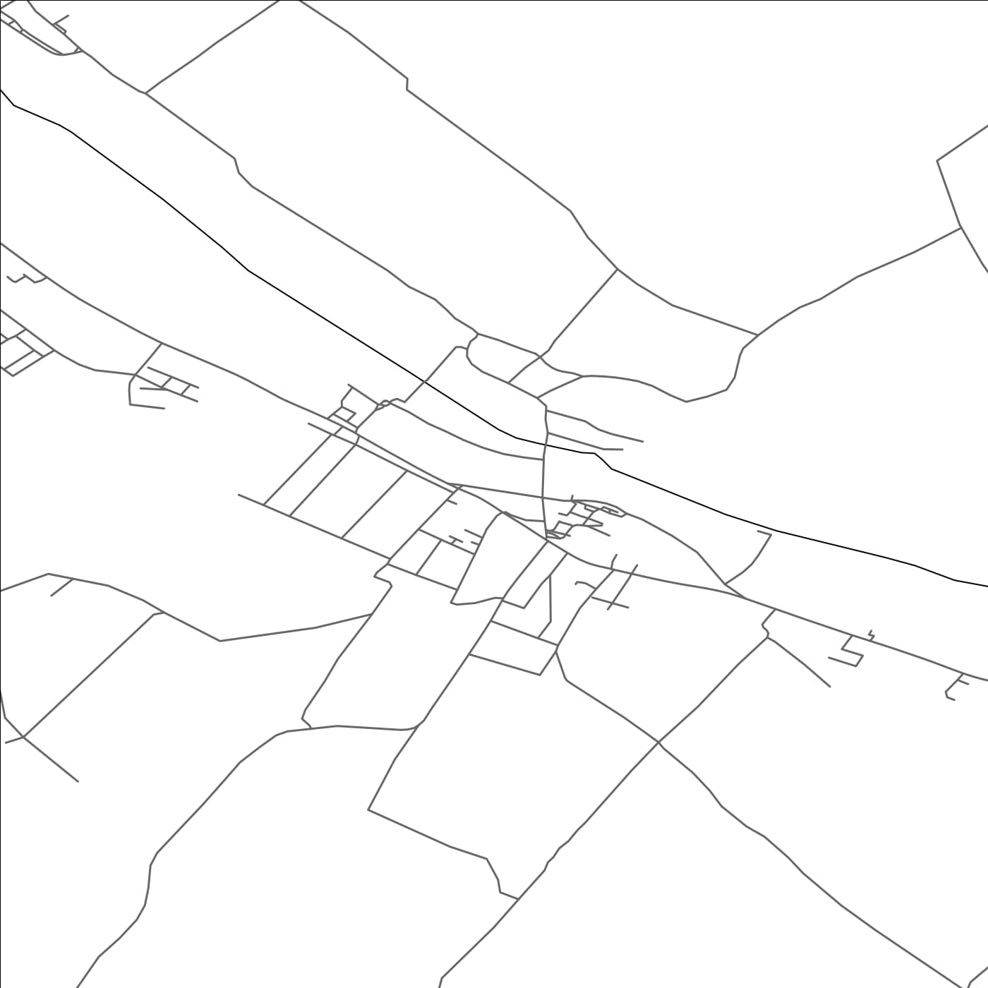 ROAD MAP OF RIŠŇOVCE, SLOVAKIA BY MAPBAKES