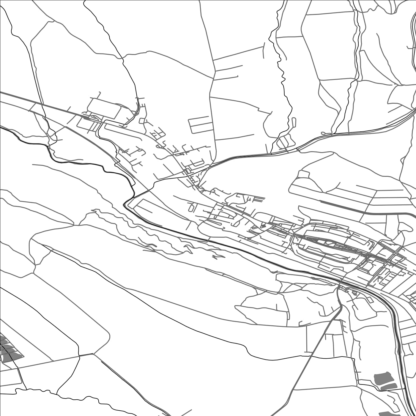 ROAD MAP OF SABINOV, SLOVAKIA BY MAPBAKES