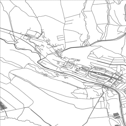 ROAD MAP OF SABINOV, SLOVAKIA BY MAPBAKES