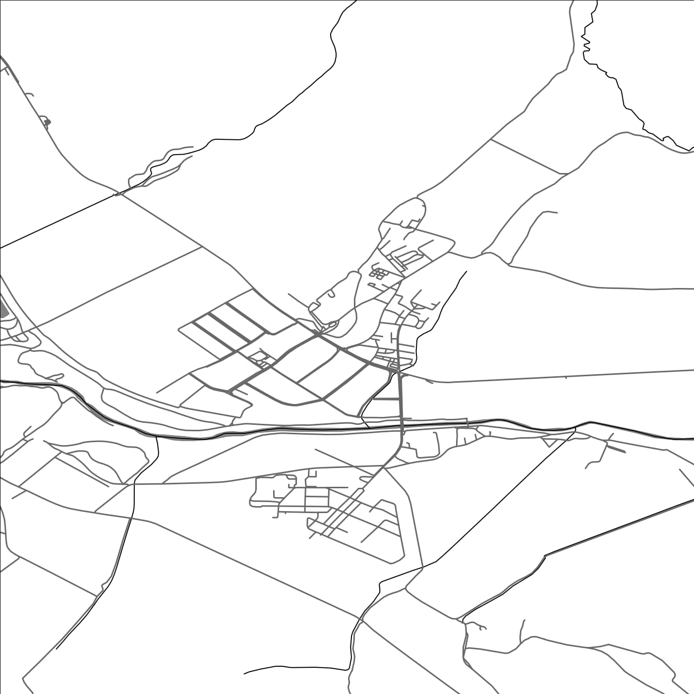 ROAD MAP OF ŠARIŠSKÉ MICHAL’ANY, SLOVAKIA BY MAPBAKES