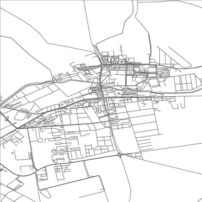 ROAD MAP OF SENICA, SLOVAKIA BY MAPBAKES