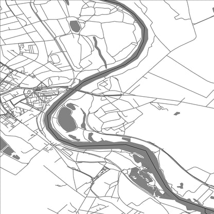 ROAD MAP OF ŠINTAVA, SLOVAKIA BY MAPBAKES