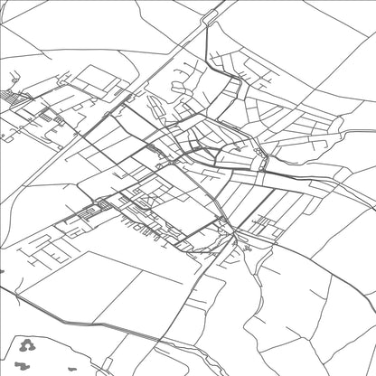 ROAD MAP OF SKALICA, SLOVAKIA BY MAPBAKES