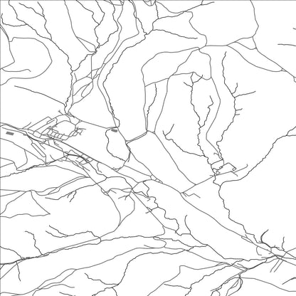 ROAD MAP OF SLAVOŠOVCE, SLOVAKIA BY MAPBAKES