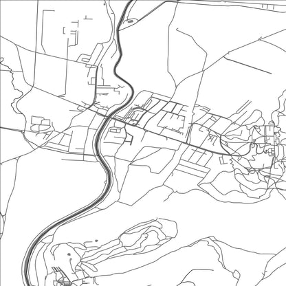 ROAD MAP OF SLIAČ, SLOVAKIA BY MAPBAKES