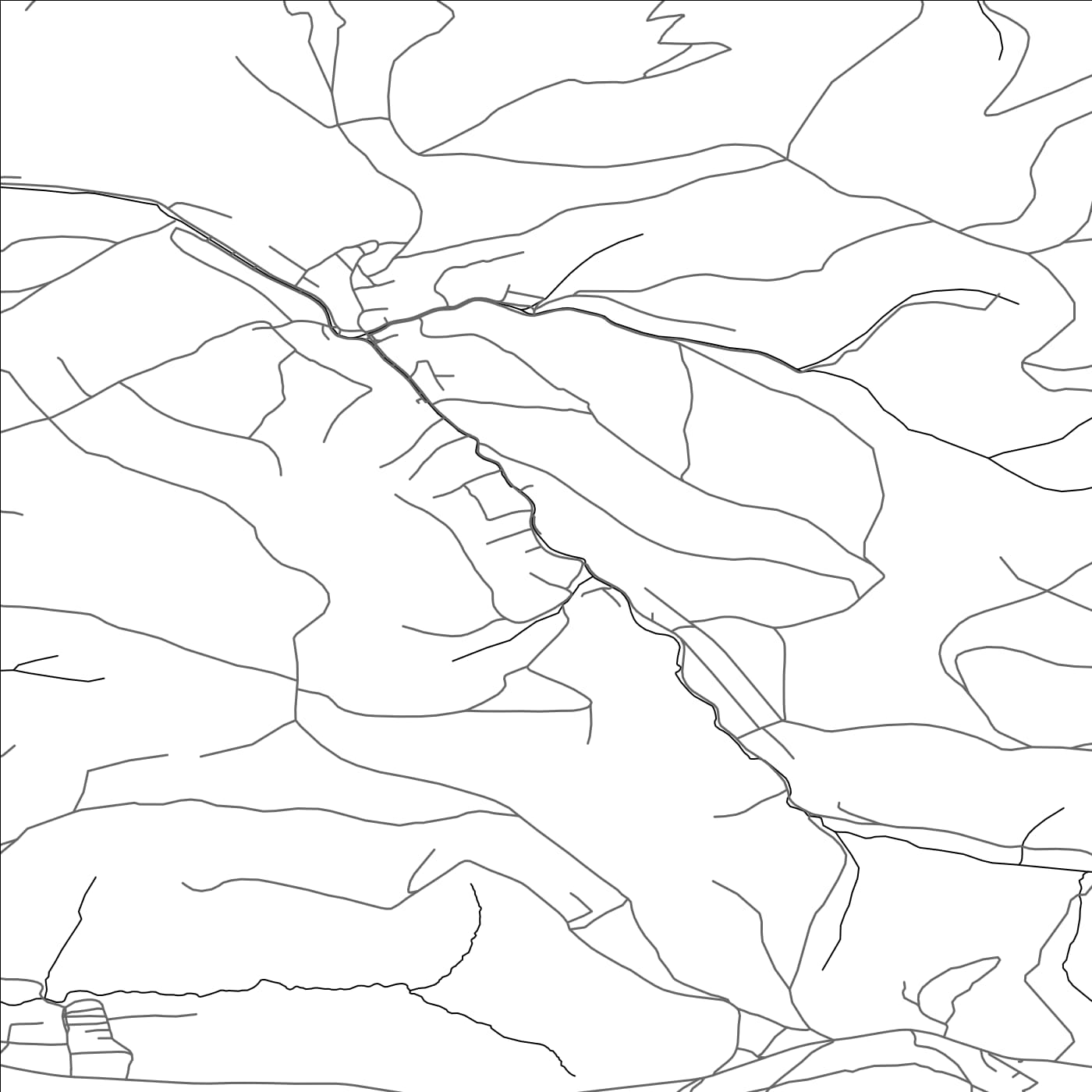 ROAD MAP OF SNEŽNICA, SLOVAKIA BY MAPBAKES