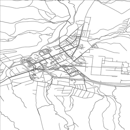 ROAD MAP OF SNINA, SLOVAKIA BY MAPBAKES