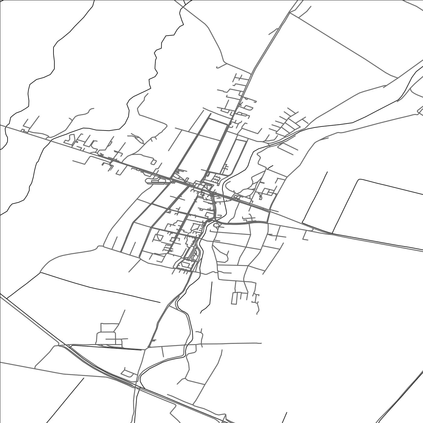 ROAD MAP OF SOBRANCE, SLOVAKIA BY MAPBAKES