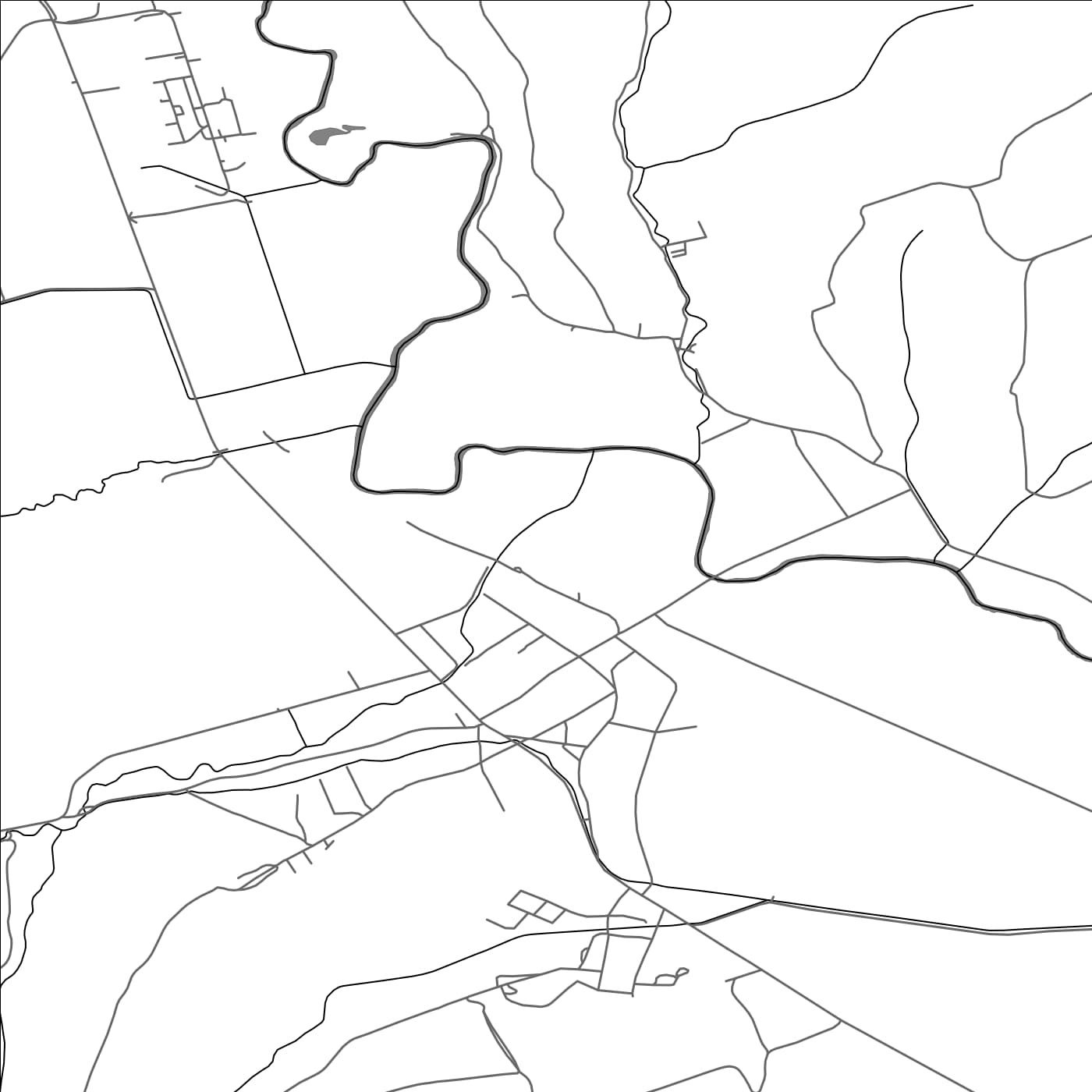 ROAD MAP OF SOĽ, SLOVAKIA BY MAPBAKES