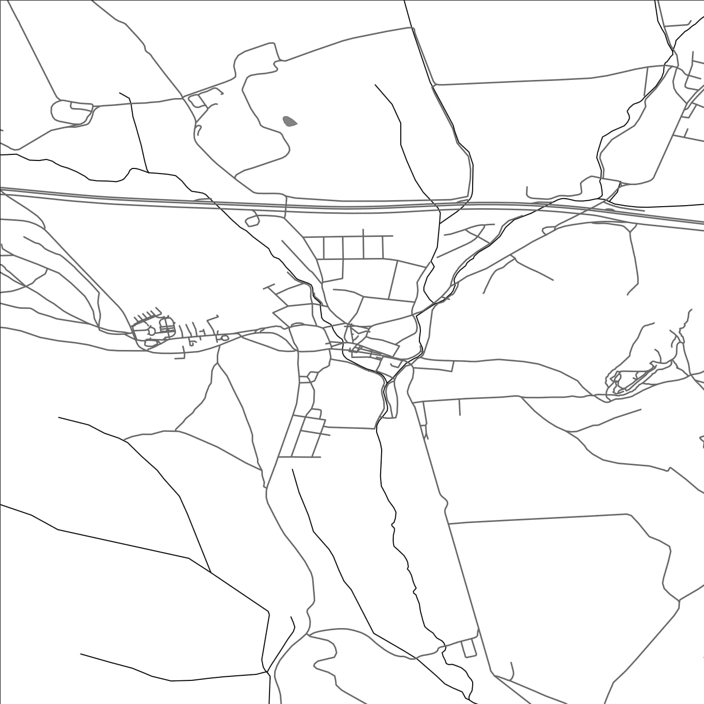 ROAD MAP OF SPIŠSKÉ PODHRADIE, SLOVAKIA BY MAPBAKES