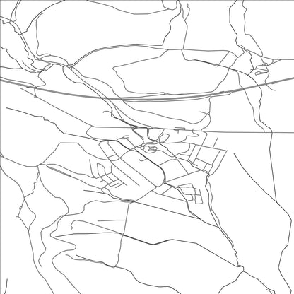 ROAD MAP OF SPIŠSKÝ HRHOV, SLOVAKIA BY MAPBAKES