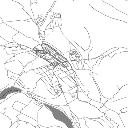 ROAD MAP OF STARÁ TURÁ, SLOVAKIA BY MAPBAKES