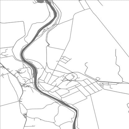 ROAD MAP OF STARÝ TEKOV, SLOVAKIA BY MAPBAKES