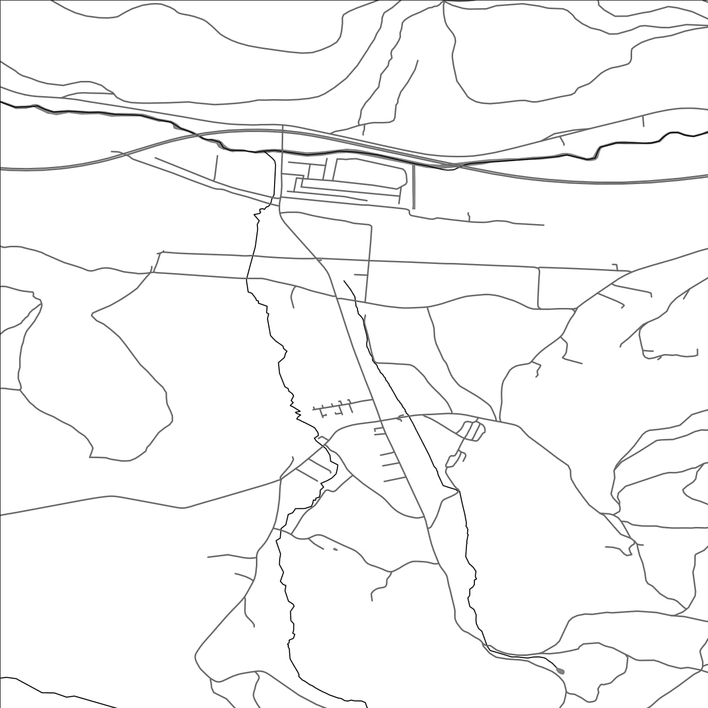 ROAD MAP OF STOŽOK, SLOVAKIA BY MAPBAKES