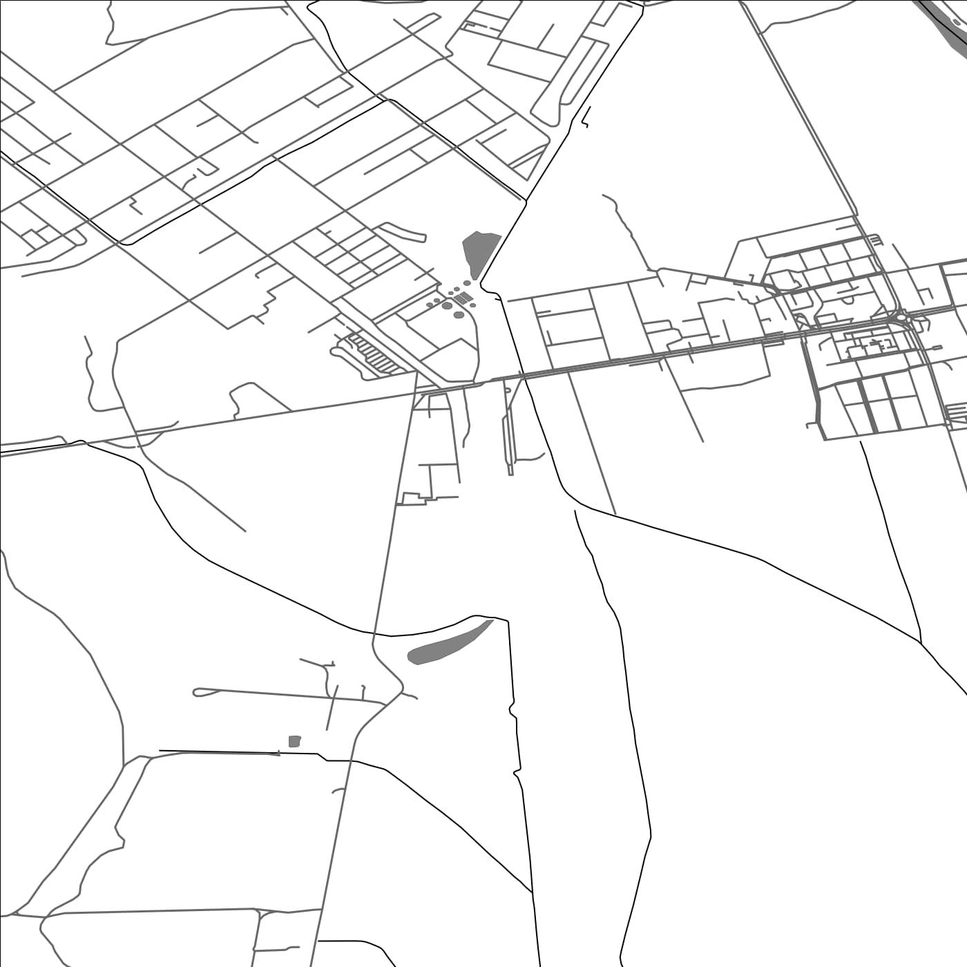 ROAD MAP OF STRÁŽSKE, SLOVAKIA BY MAPBAKES