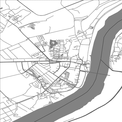 ROAD MAP OF ŠTÚROVO, SLOVAKIA BY MAPBAKES