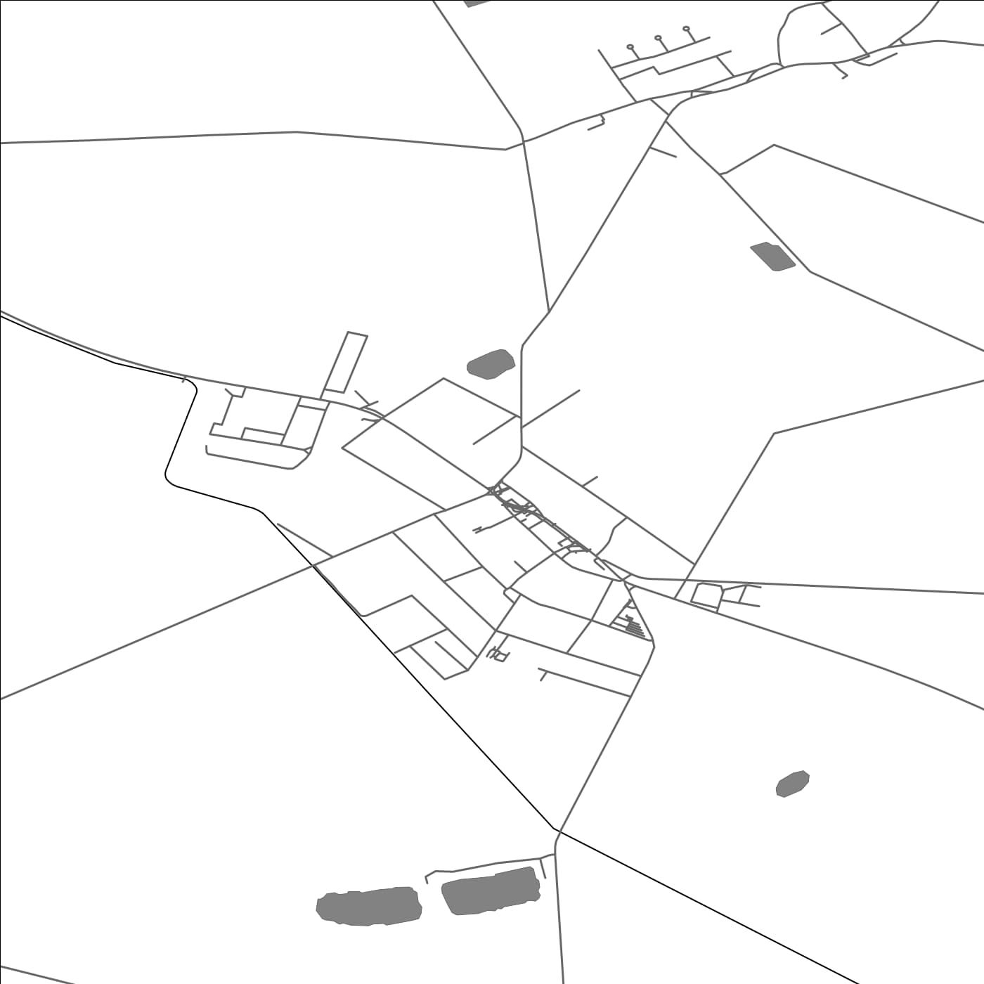 ROAD MAP OF ŠTVRTOK NA OSTROVE, SLOVAKIA BY MAPBAKES