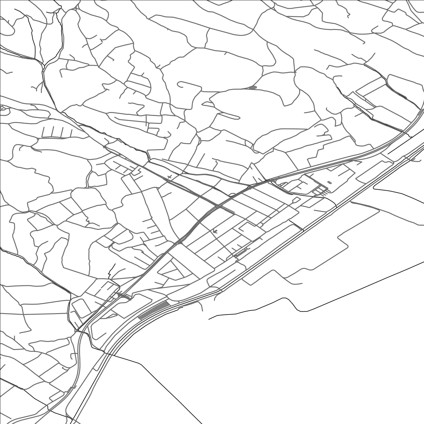 ROAD MAP OF SVÄTÝ JUR, SLOVAKIA BY MAPBAKES