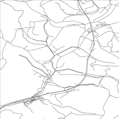 ROAD MAP OF SVEREPEC, SLOVAKIA BY MAPBAKES