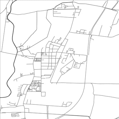 ROAD MAP OF TORNAĽA, SLOVAKIA BY MAPBAKES