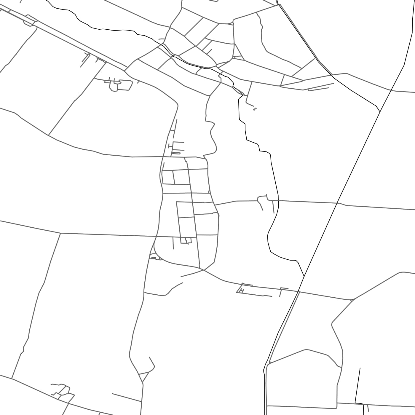 ROAD MAP OF TREBATICE, SLOVAKIA BY MAPBAKES