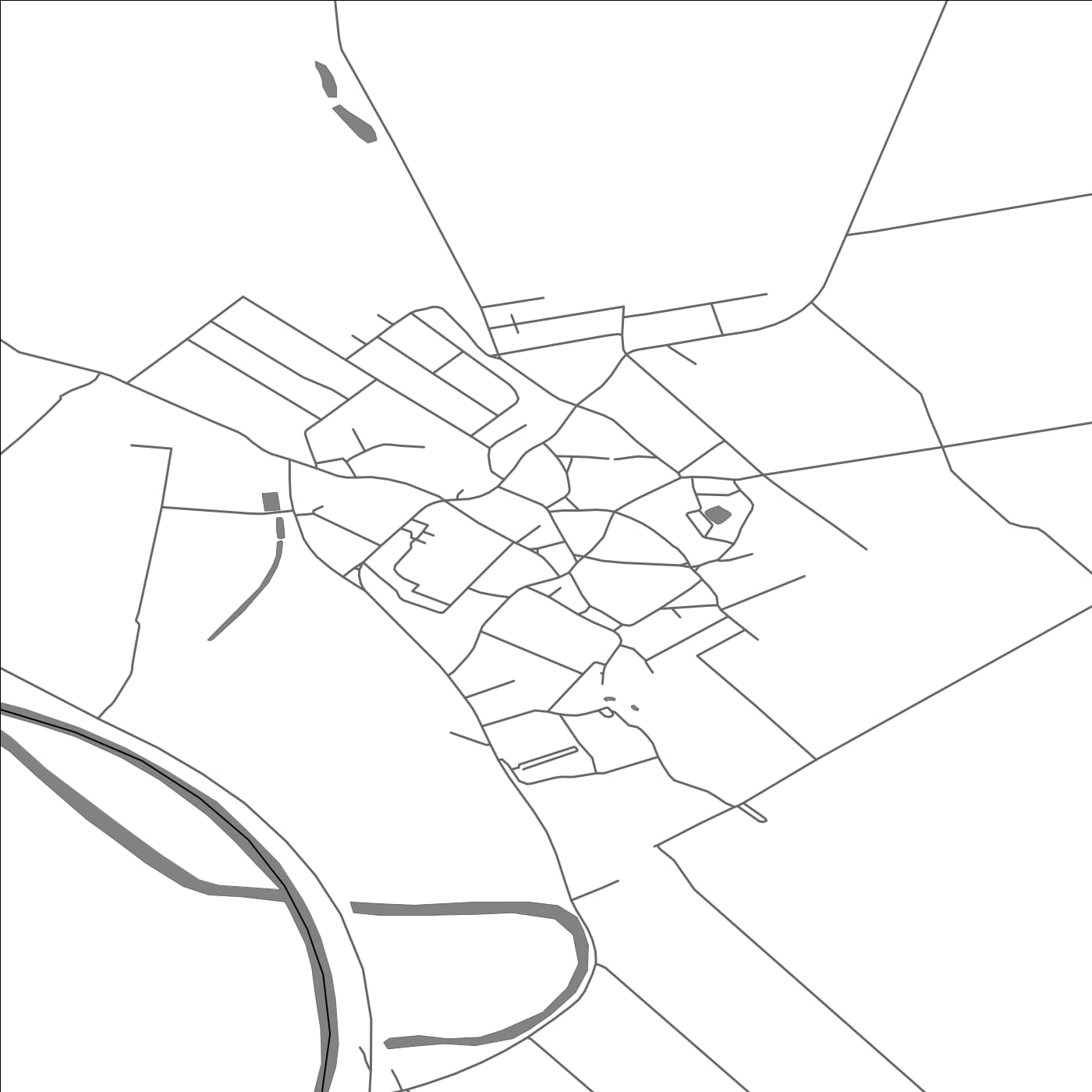 ROAD MAP OF TRSTICE, SLOVAKIA BY MAPBAKES