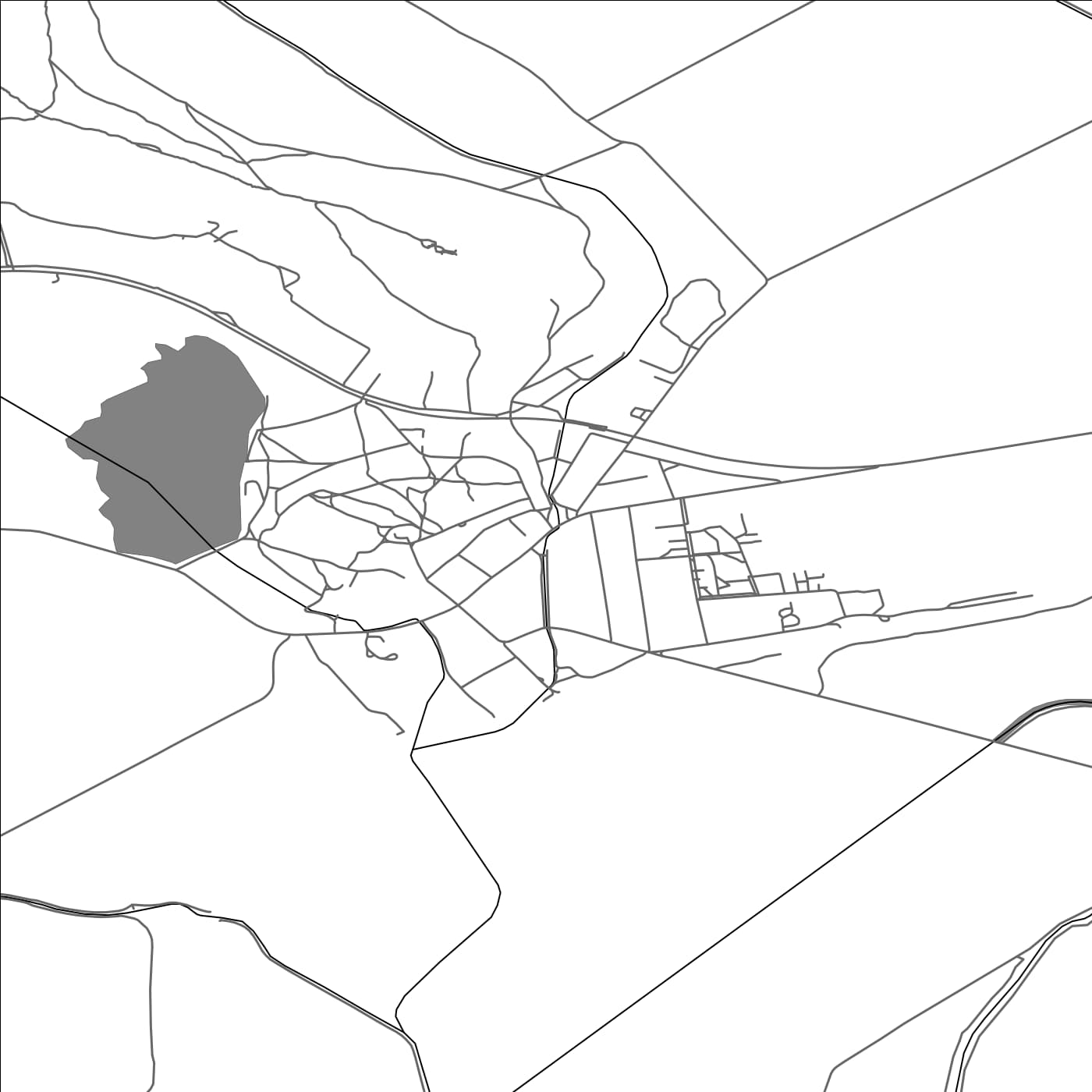 ROAD MAP OF TURNA NAD BODVOU, SLOVAKIA BY MAPBAKES